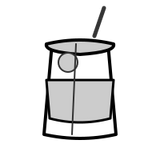 Sleek takeaway cup